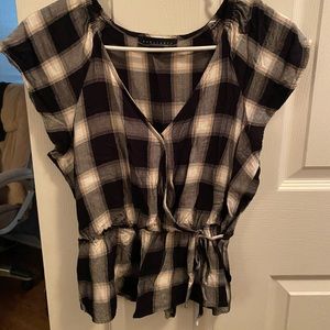 Sanctuary Black and White Women’s XS Blouse